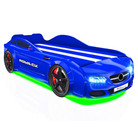 

Кровать Romack Real AMG, 1800 x 800 мм, подсветка дна и фар, цвет синий