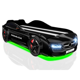

Кровать Romack Real AMG, 1800 x 800 мм, подсветка дна и фар, цвет чёрный