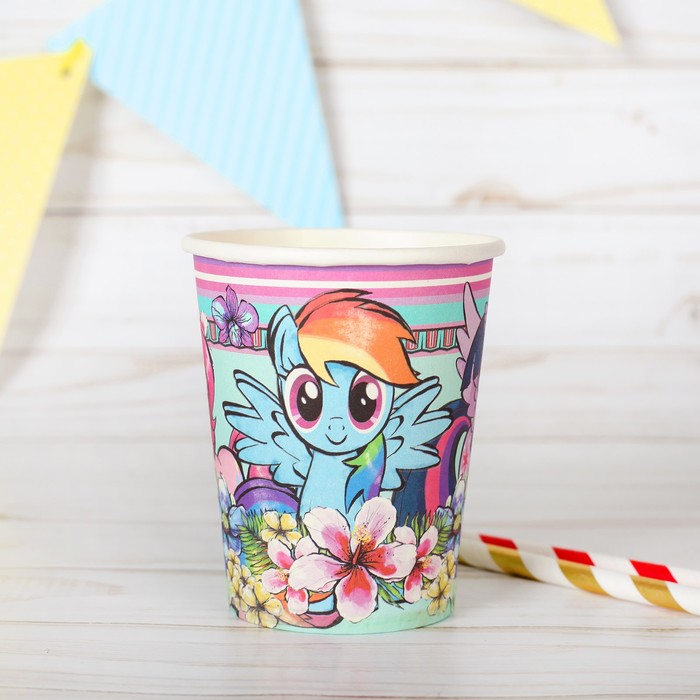 Стакан бумажный "My Little Pony", набор 6 шт, 210 мл