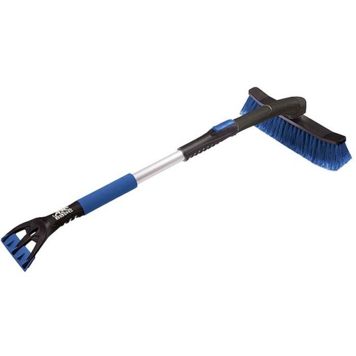 Щетка-сметка для снега Барс, со скребком, телескопическая 55324