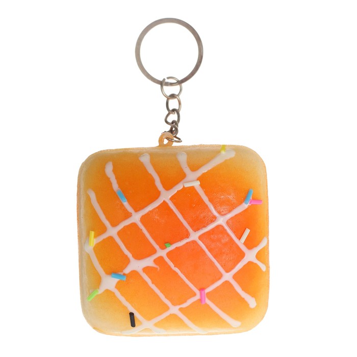 Мялка сквиши "Булка" на брелоке