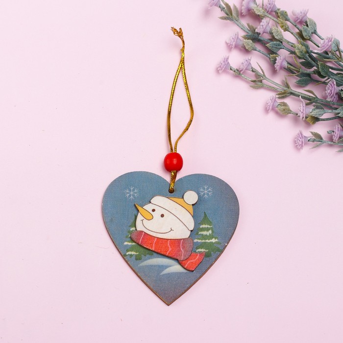 Подвеска новогодняя "Снеговик"