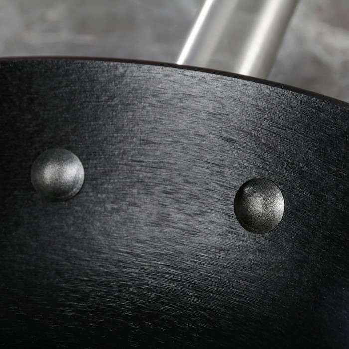 Сковорода 28х5 см Black, ручка сталь, антипригарное покрытие