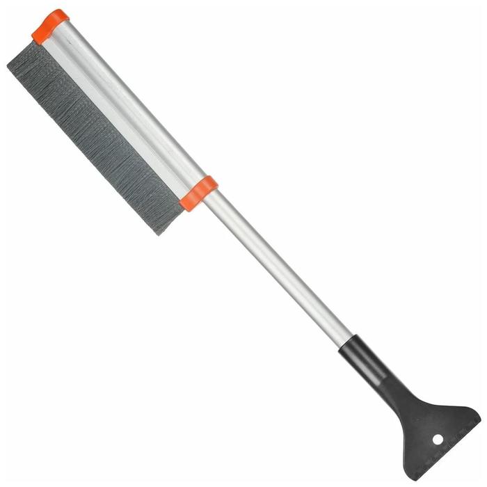 Щетка- сметка для снега STELS со скребком, телескопическая, 410-600 мм 55311