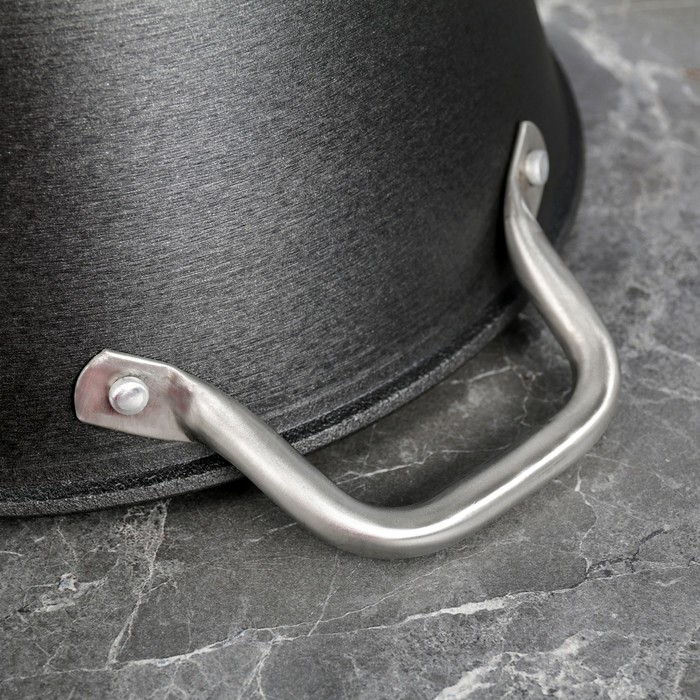 Кастрюля 5 л Black 28x13 см, крышка стекло