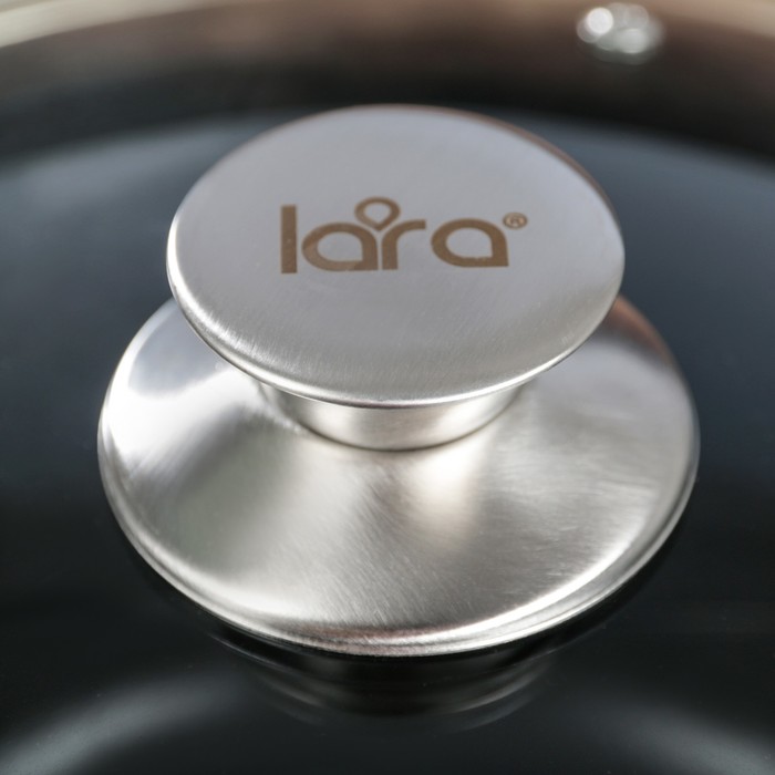 Кастрюля 5 л Black 28x13 см, крышка стекло