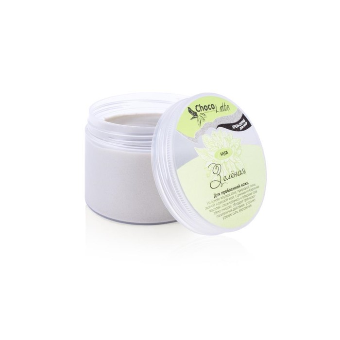 Крем-пилинг для умывания ChocoLatte "Зеленая нуга" очищение, для проблемной кожи, 140 г