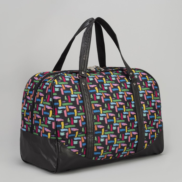 Сумка дорожная "Тетрис", отдел на молнии