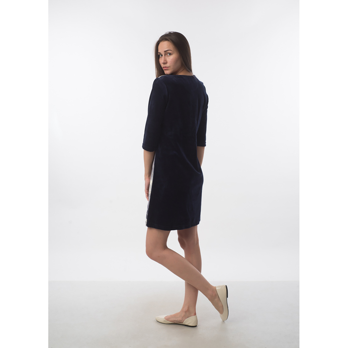 Туника женская Гламур велюр цвет серый, р-р 58