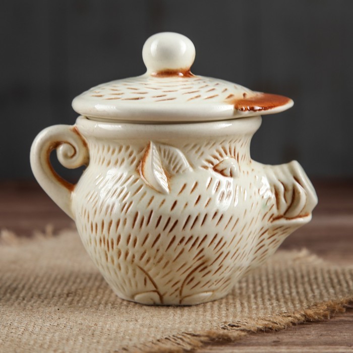 Кружка 350 мл "Поросёнок в кепке"