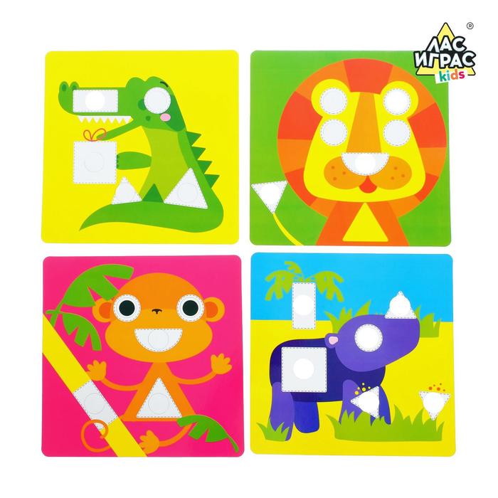 Настольная игра "Весёлые фигурки", джунгли