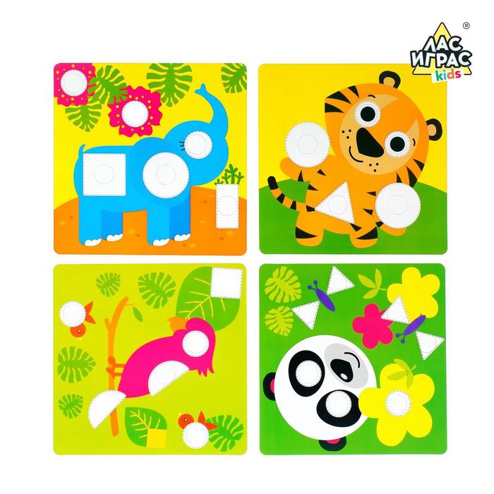 Настольная игра "Весёлые фигурки", джунгли