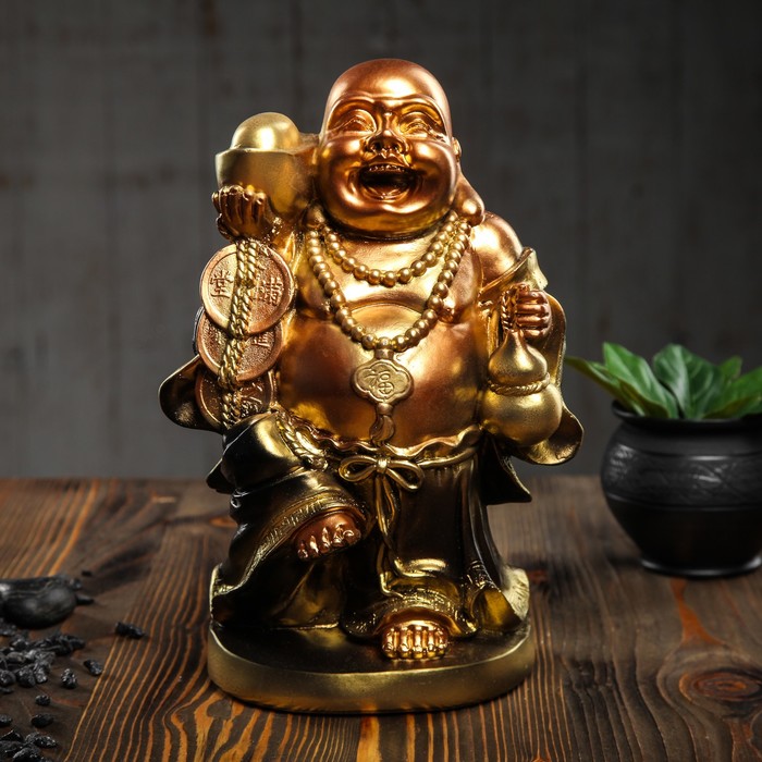 Копилка "Хотэй ликующий" гипс УЦЕНКА