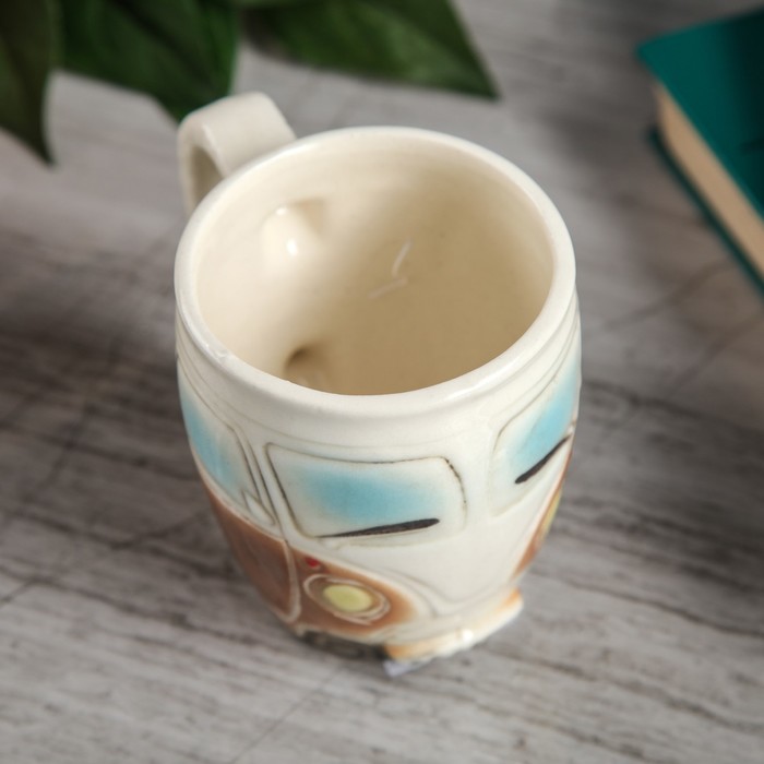 Кружка "Машина", бежевая, 200 мл