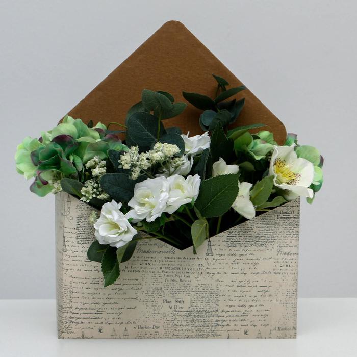 Коробка-письмо «Цветочное настроение», 25 х 33 х 10 см