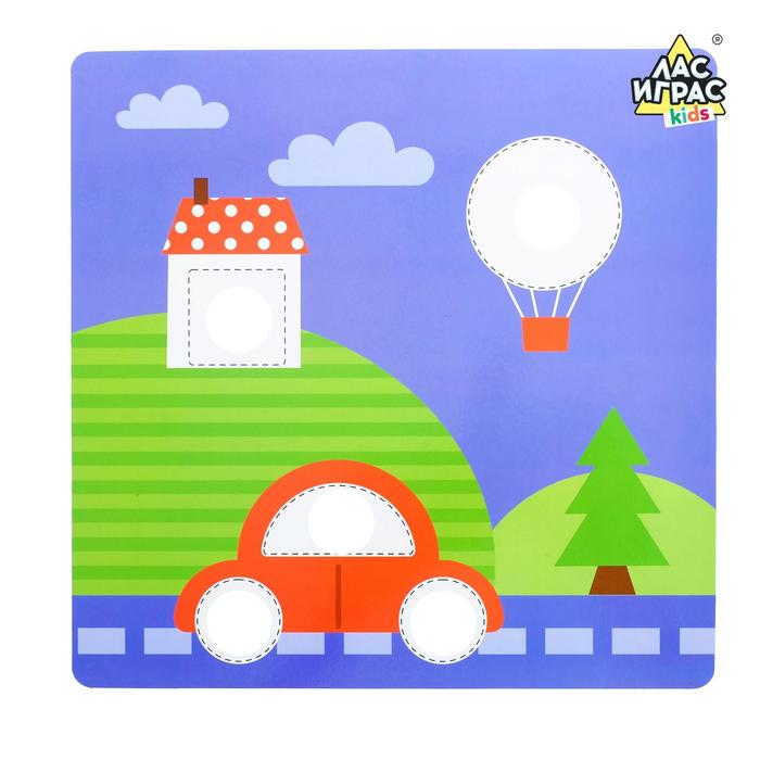 Настольная игра "Весёлые фигурки", я познаю мир