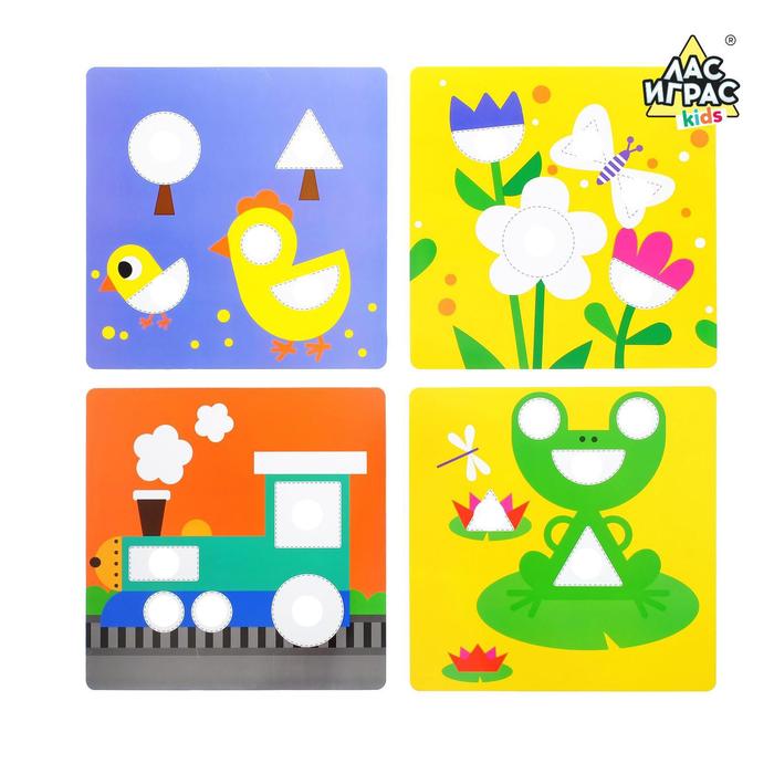 Настольная игра "Весёлые фигурки", я познаю мир