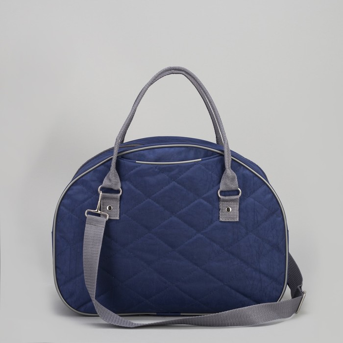 Сумка дорожная, отдел на молнии, наружный карман, цвет синий