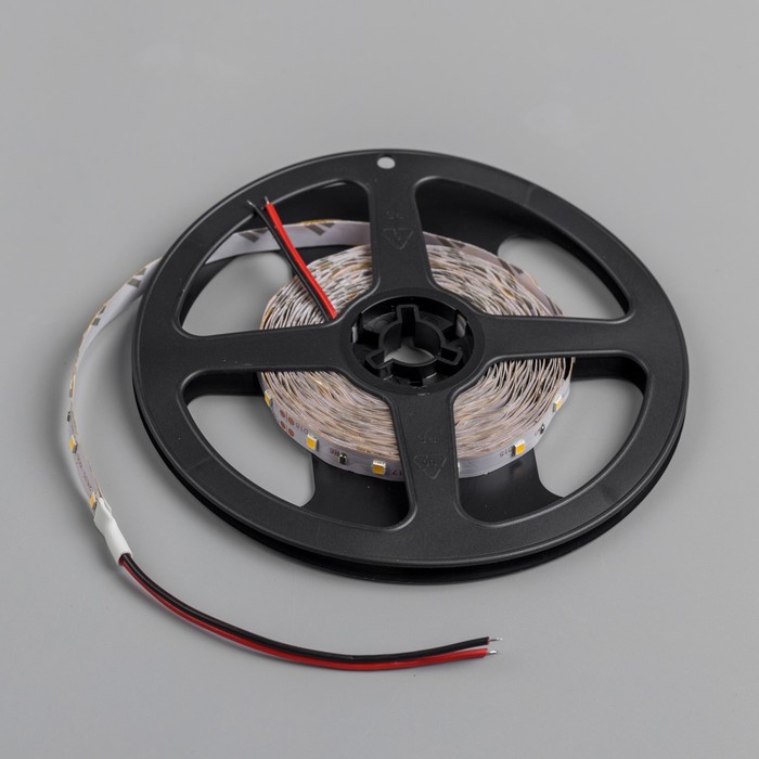 Светодиодная лента SMD2835, 5 м. IP20, 60LED, 6W/метр, 6-7 Lm/1 LED,24V DC, ТЕПЛО БЕЛЫЙ