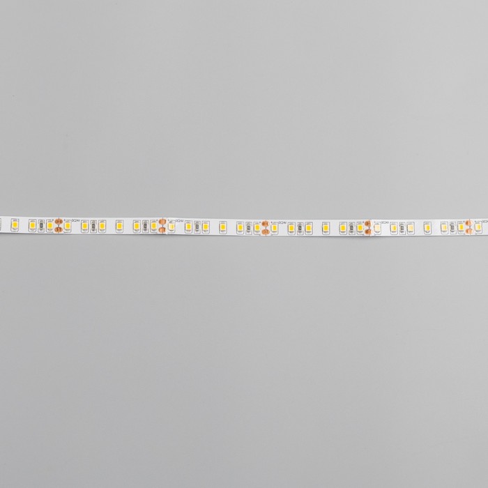 Светодиодная лента SMD2835, 5 м. IP20, 120LED, 12W/метр, 6-7 Lm/1 LED,24V DC,ТЕПЛО БЕЛЫЙ