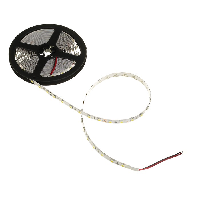 Светодиодная лента SMD5050, 5 м. IP20, 60LED, 14,4W/метр, 12-15 Lm/1 LED, 24V DC, БЕЛЫЙ
