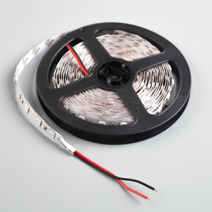 Светодиодная лента SMD5050, 5 м. IP20, 60LED, 14,4W/метр, 12-15 Lm/1 LED, 24V DC,ТЕПЛО БЕЛЫЙ