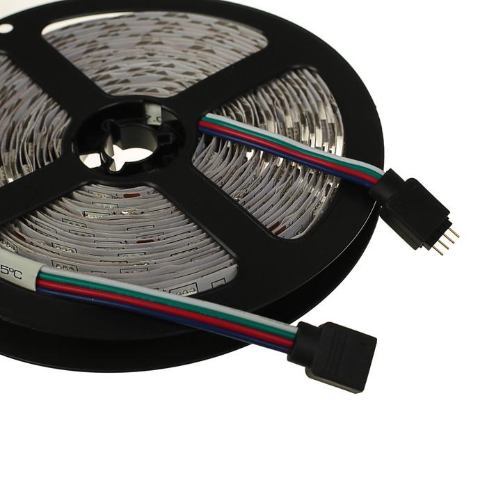 Светодиодная лента SMD5050, 5 м. IP20, 60LED, 14,4W/метр, 12-15 Lm/1 LED, 24V DC, RGB