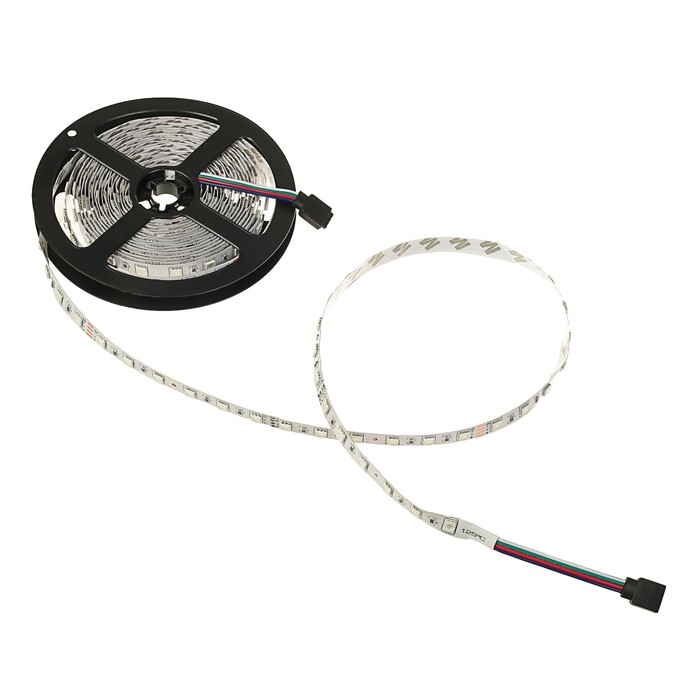 Светодиодная лента SMD5050, 5 м. IP20, 60LED, 14,4W/метр, 12-15 Lm/1 LED, 24V DC, RGB