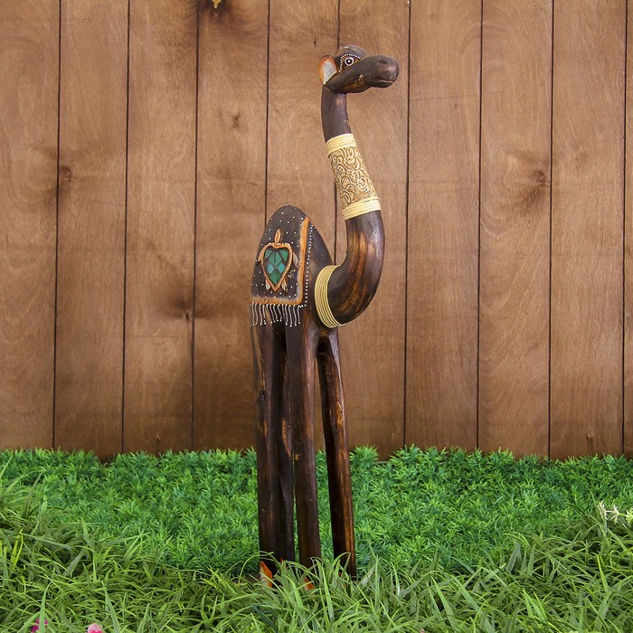 Сувенир дерево "Верблюд с сердечком" 25х10х60 см