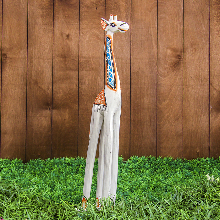 Сувенир дерево "Жираф светлый" 15х8х60 см