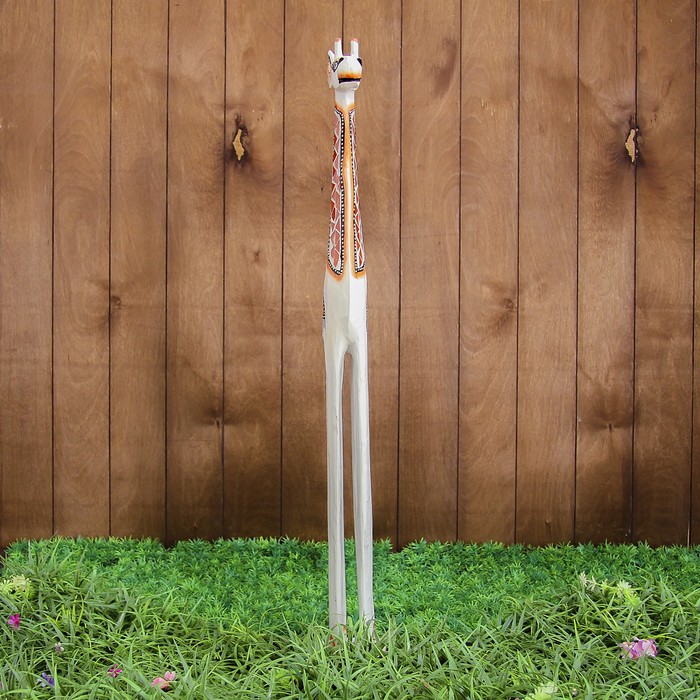 Сувенир дерево "Жираф добрый" 17х10х80 см