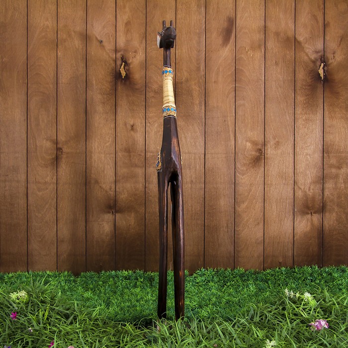 Сувенир дерево "Жираф тёмный" 17х10х80 см