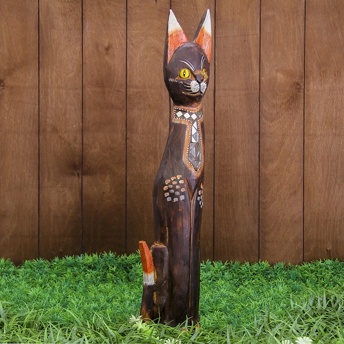 Сувенир дерево "Кошка с блестяшками" 14х6х60 см