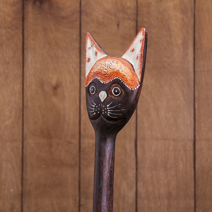 Сувенир дерево "Кошка длинная шея" 13х3х60 см