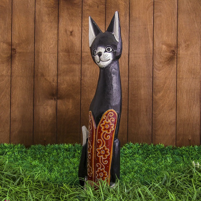 Сувенир дерево "Кошка красавица" 12,5х5,5х60 см