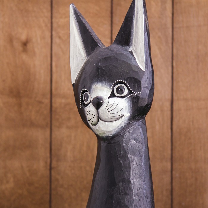 Сувенир дерево "Кошка красавица" 12,5х5,5х60 см