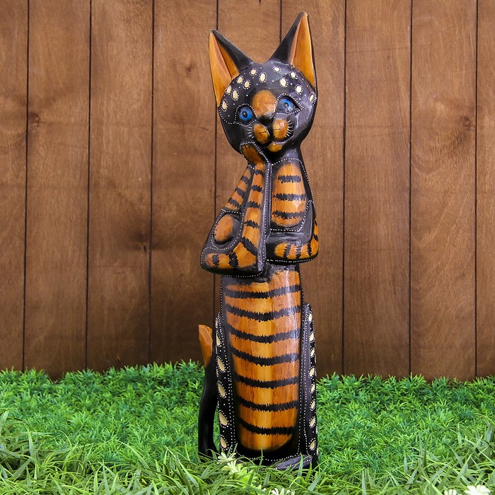 Сувенир дерево "Кошечка в ожидании чуда" 12,5х5,5х60 см