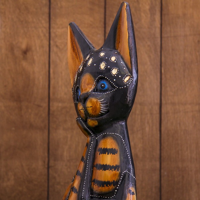 Сувенир дерево "Кошечка в ожидании чуда" 12,5х5,5х60 см