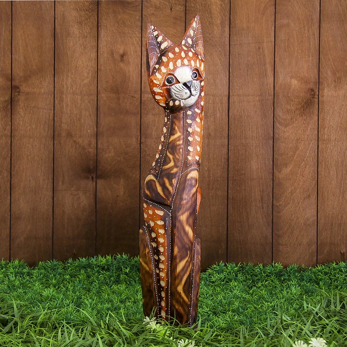 Сувенир дерево "Кошка сказка" 12,5х5,5х60 см