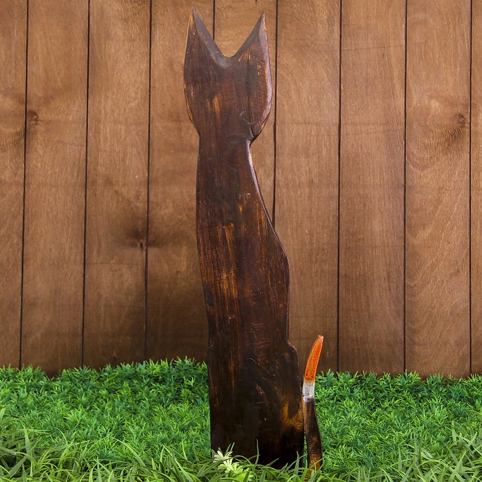 Сувенир дерево "Кошка сказка" 12,5х5,5х60 см