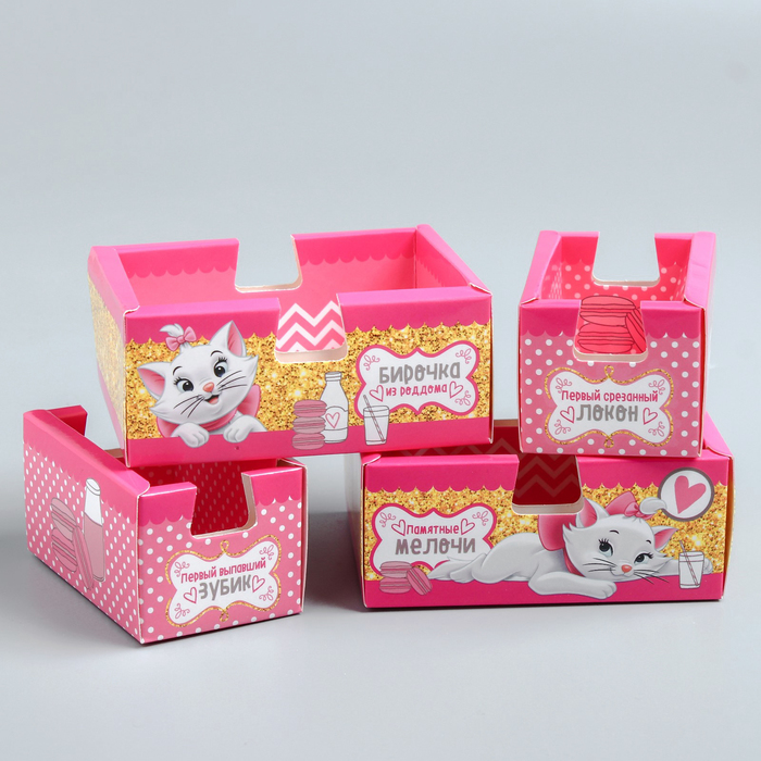 Набор складных коробочек, Коты аристократы