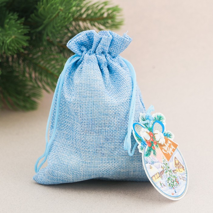 Мешочек подарочный «С Новым годом», 13 х 18 см