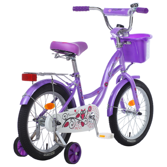 Велосипед 16" Graffiti Premium Girl RUS, цвет сиреневый