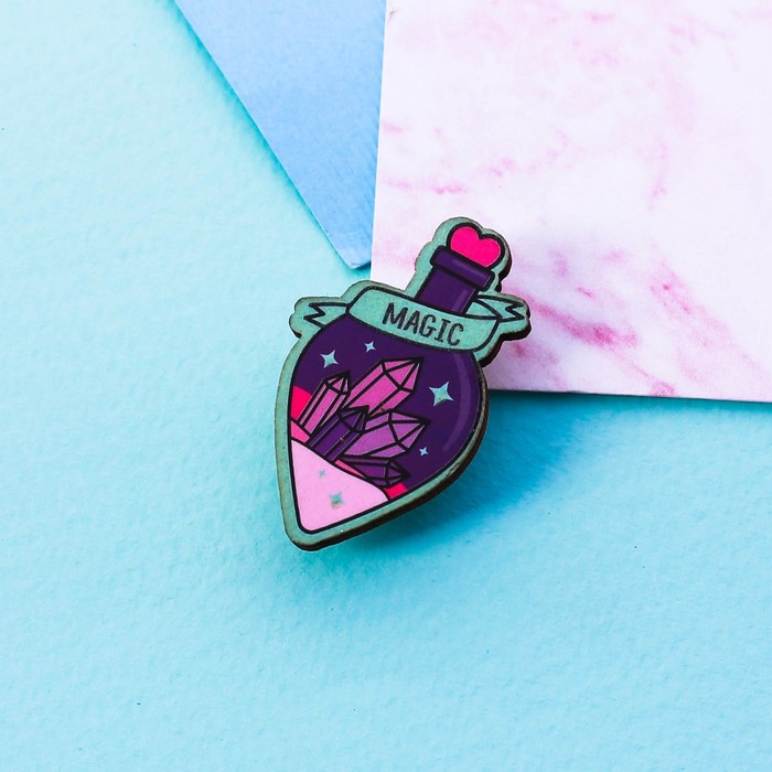 Значок флуоресцентный "Кристалл"