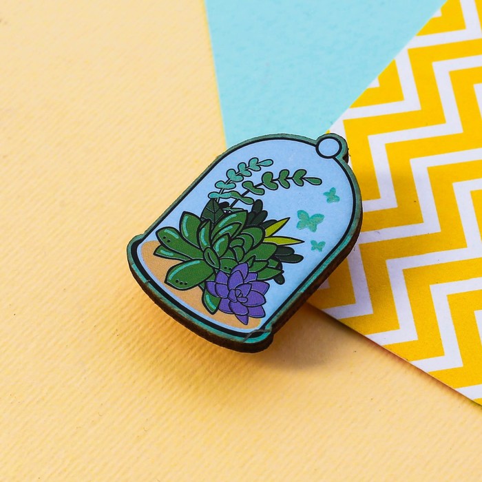 Значок флуоресцентный "Растение"