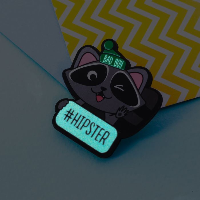 Значок флуоресцентный "Bad boy"