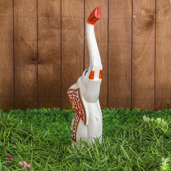 Сувенир дерево "Праздничный слоник" 13х8х50 см