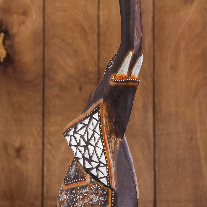 Сувенир дерево "Слон тёмный" 18х11х100 см