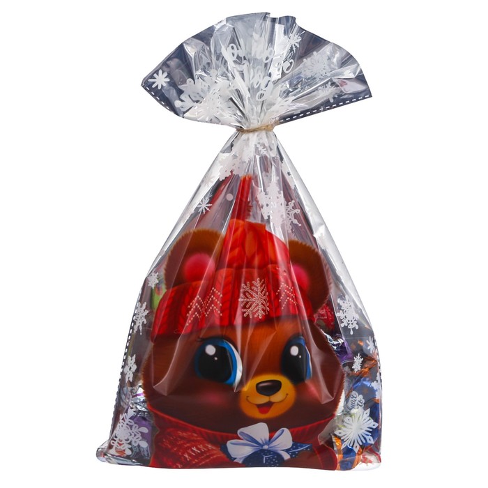 Пакет подарочный пластиковый «Волшебного Нового года», 20 × 30 см