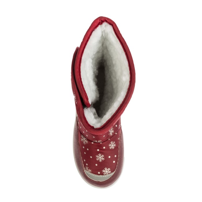 Дутики детские арт. 22.001.19, цвет бордовый, размер 28